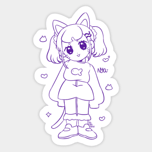 Nyeow Gal Sticker